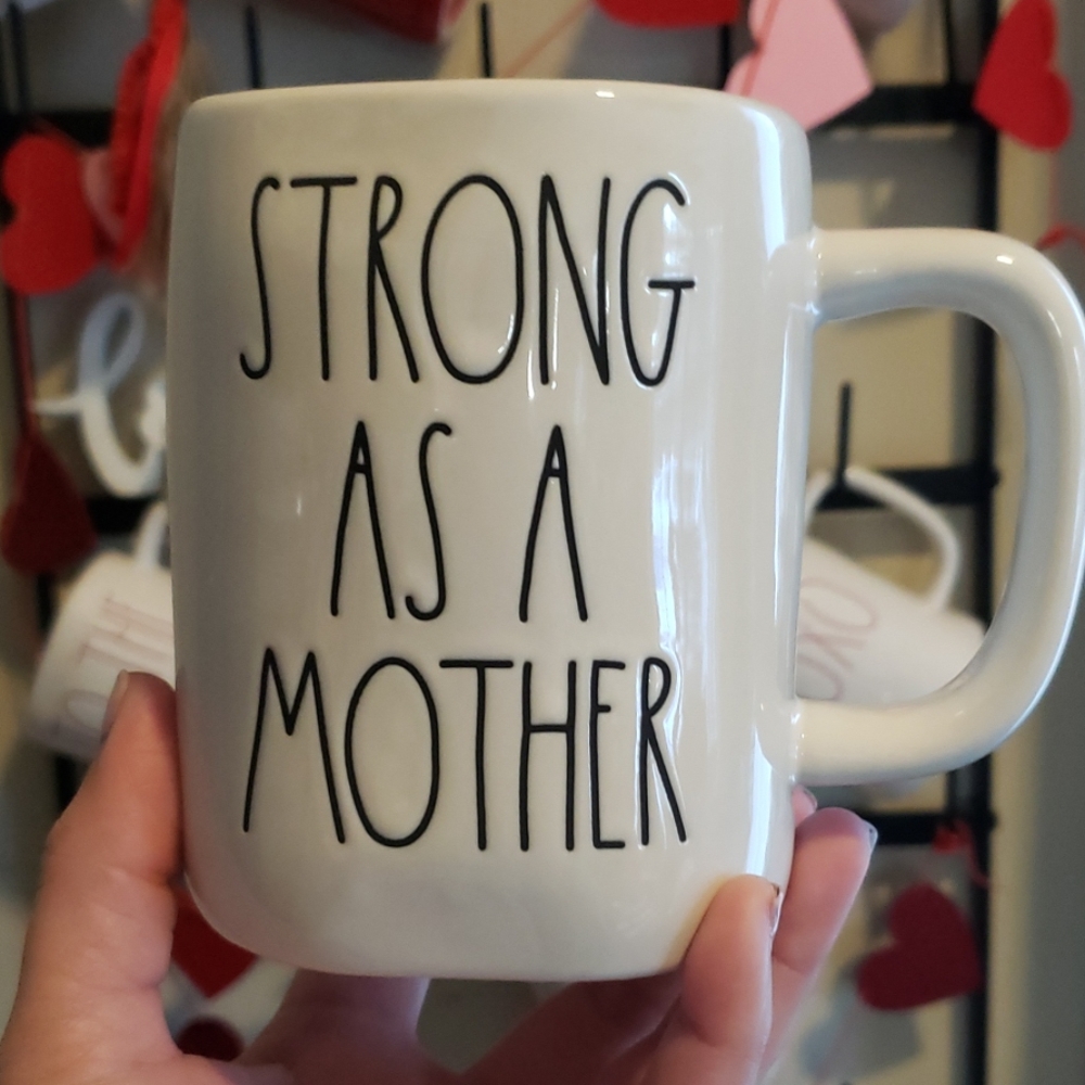 Rae Dunn Strong as a Mother Mug